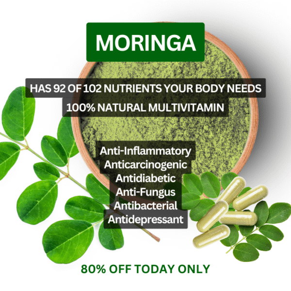 Moringa Magic – 6 Bottles (180 Days Supply) + 2 FREE eBooks - Image 2