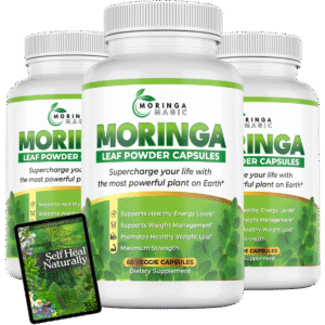 Moringa Magic – 3 Bottles (90 Days Supply) + FREE Bonus eBook