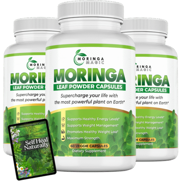 Moringa Magic – 3 Bottles (90 Days Supply) + FREE Bonus eBook
