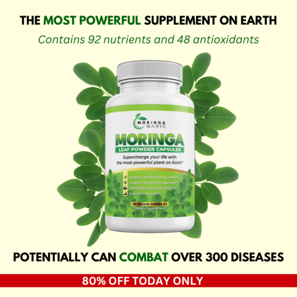 Moringa Magic – 3 Bottles (90 Days Supply) + FREE Bonus eBook - Image 4